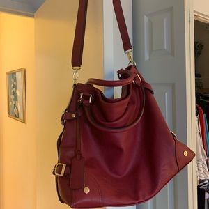 London Fog satchel, never worn!